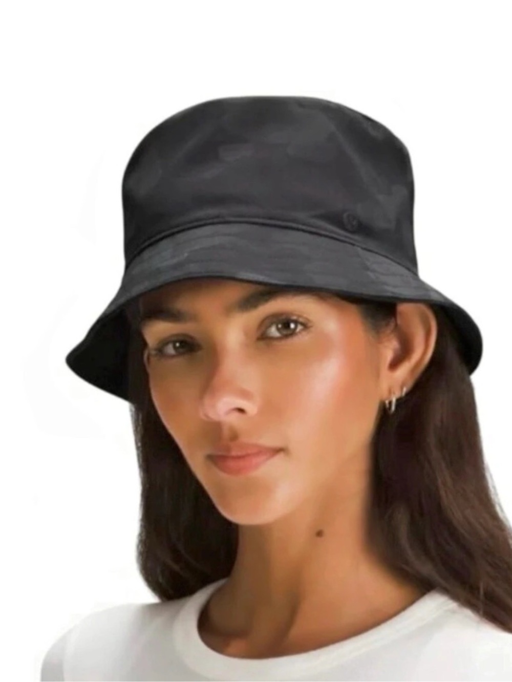 NWT - lululemon Both Ways Bucket Hat Reversible Black & Blue Camo M/L